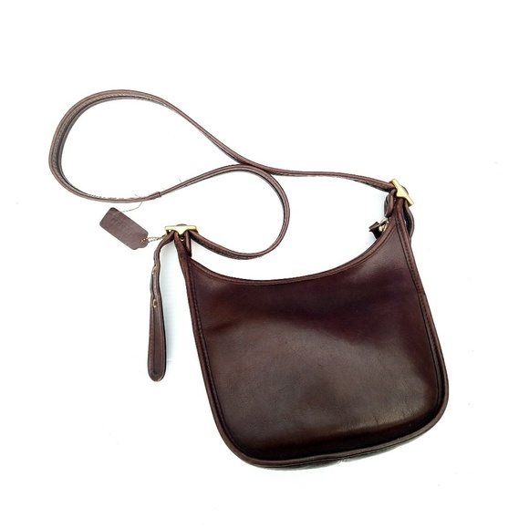 Coach Handbags - Vintage COACH Janice Brown Leather Crossbody
